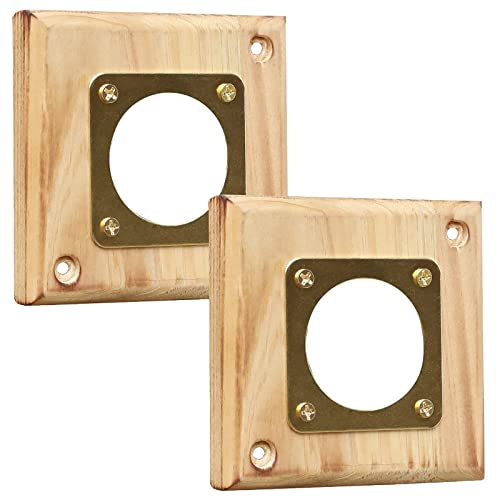 6-piece Metal Bluebird House Predator Guard,Metal Birdhouse Guard,Bird House Hole Protector Guard for Eastern Bluebird Box (3.81 cm Opening)