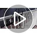 Hold It Mate Long Hook Kits Ideal for Bird Feeders, Lighter Flower Baskets, Chimes, etc. for Vertical Spindled Deck Railings Only (34" Upright) Heavy