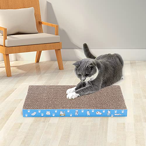 5 Packs in 1 Cat Scratch Pad, Cat Scratcher Cardboard,Reversible,Durable Recyclable Cardboard, Premium Scratch, Suitable for Cats to Rest, Grind
