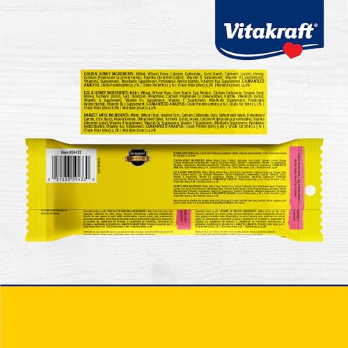 Vitakraft Crunch Sticks Parakeet Treat - Triple-Baked Millet Parakeet Treats with Natural Wood Center - Crunchy & Nutritious Bird Treat Sticks for