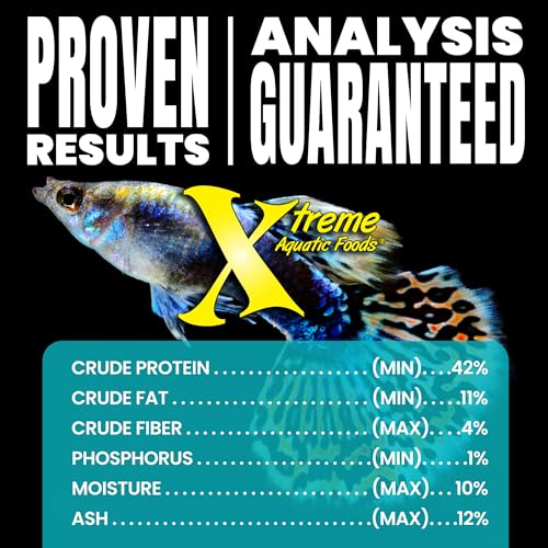 Xtreme Community Crave Flake - Krill & Spirulina Blend for Vibrant Colors, Immune Support and Digestive Health, Tropical & Freshwater Fish Nutrition