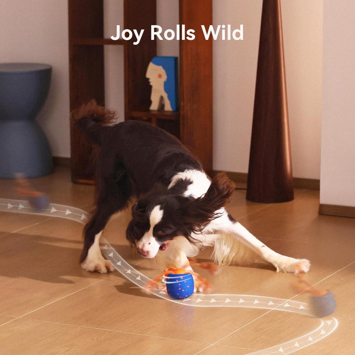 Cheerble Smart Interactive Dog Toy, Wicked Ball Rolly, Automatic Moving, Bouncing, Rotating, E-TPU Material, Active Rolling Interactive Dog Ball for