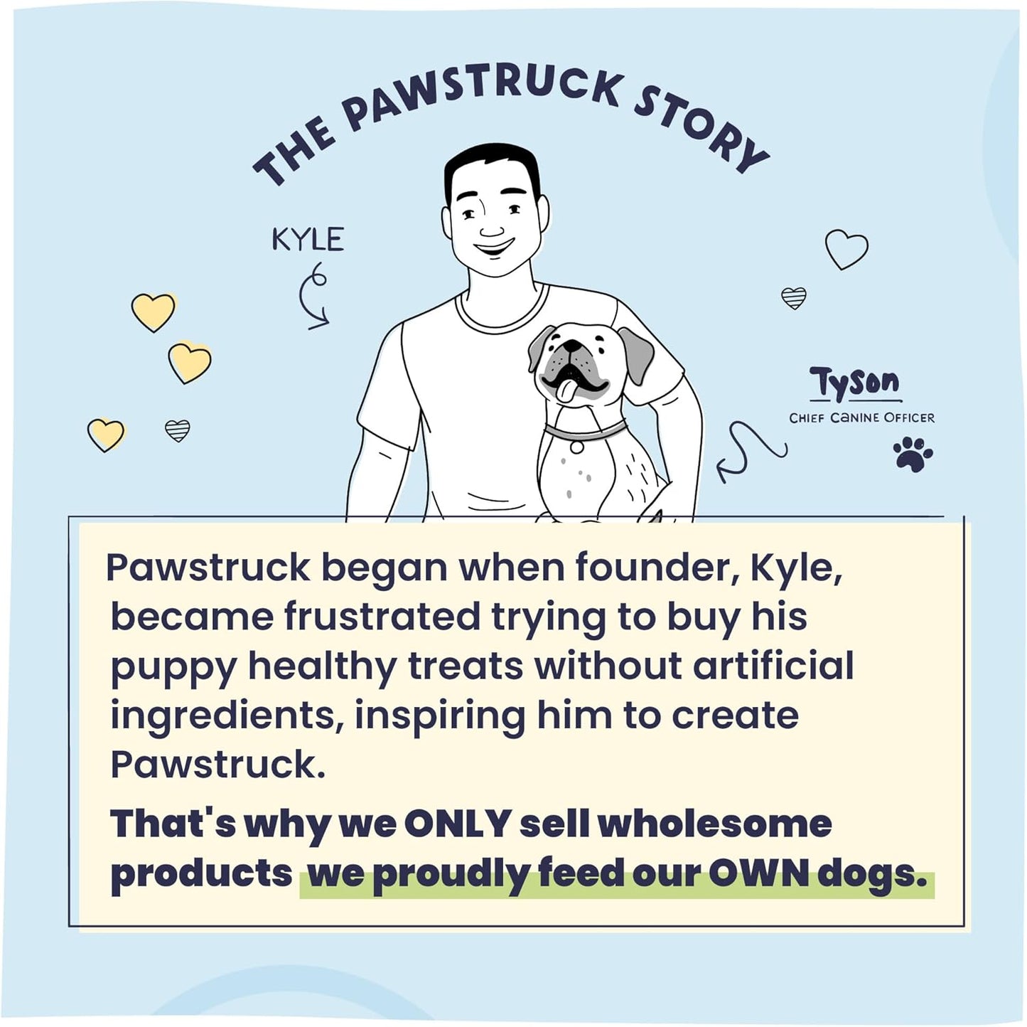 Pawstruck Natural Large 12" Beef Collagen Sticks for Dogs – Long-Lasting Rawhide Alternative, High Protein Treats with Chondroitin & Glucosamine – 5
