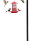 Bird Feeders Pole,Shepherds Hooks for Outdoor 1 Pack 48 Inch Bird Feeders for Outdoors with 5 Prongs Base Hanging Planters for Outdoor