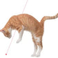 Laser Pointer Cat Toy, Interactive Toy with Red Dot LED Light Pointer, Long Range 3 Modes Projection Playpen for Kitten Interaction,USB Recharge Pointer (1 pcs)