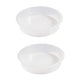 2pcs Plastic Round Bird Feeders Bowls, Wild Birds Seed Feeder Tray Bird Bath Water Bowls Accessories for Feeding Station Tray Perfect for attracting Birds