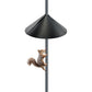 Squirrel baffle for bird feeders pole, squirrel proof cone for outdoors shepherds hook. Squirrels deterrent for bird house, large squirrel guard/blockers, bird feeder accessories, 18 inch Pole mount