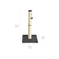 Basics Cat Scratching Post for Indoor Cats & Kittens, Medium (31.5"H), Cat Furniture with Dangling Ball Toy, Grey
