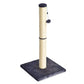 Basics Cat Scratching Post for Indoor Cats & Kittens, Medium (31.5"H), Cat Furniture with Dangling Ball Toy, Grey