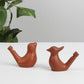 2Pcs Bird Water Whistles, Funny Ceramic Water Whistles, Warbler BirdWhistles Noise Makers, Purple Clay Pottery Waterfowl Whistle for Birthday Favors Gifts or Outdoor Accessories