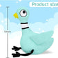 Don't Let The Pigeon Drive The Bus 12'' Pigeon Plush Toy Soft Stuffed Bird Stuffed Animal Toy for Kids Boys Girls Gifts, Home Decor Plushies