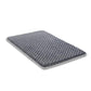 Dog Bed for Crate High Resilience Foam Crate Pad Mat for Medium Large Dogs Washable Anti-Slip,35" x 22",Dark Gray