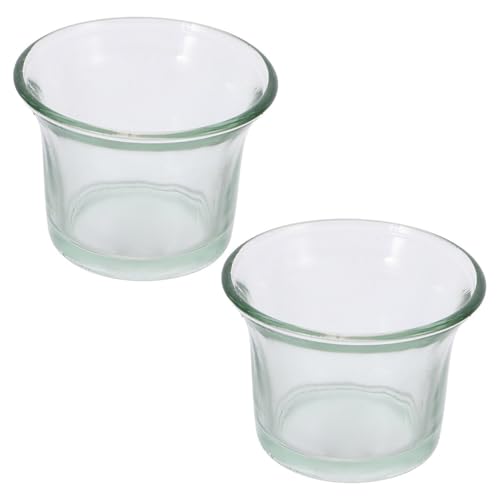 Abaodam 2Pcs Glass Replacement Feeder Cups for Hummingbird Wild Bird Feeders Durable Outdoor Accessories for Garden Balcony Weather Resistant Easy to Clean