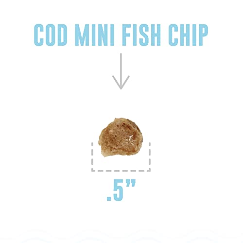 Icelandic+ Mini Fish Chips: Cod - 2.5oz Bag, Dog Treats, Wild-Caught & Air-Dried, Single Ingredient Crunchy Pet Snacks, Just The Fish Nothing Else
