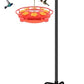 FEED GARDEN 76'' Bird Feeder Pole, Heavy Duty Shepherds Hooks for Outdoor with 7-Prong Base, Adjustable Shepherds Hook for Hummingbird Feeder, Lanterns, Plants, Wedding Decor (1 Pack)