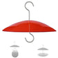 8" Mini Weather Guard for Bird Feeder - Small Protective Dome Cover Against Rain/Snow/Sun - Red Dia. 20CM