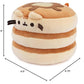GUND Pusheen the Cat Pancake Squisheen Plush, Squishy Toy Stuffed Animal for Ages 8 and Up, Brown, 6”