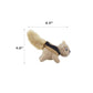 Outward Hound Squeakin’ Squirrels – 3‑Pack Plush Squeaky Dog Toys for Puppies, Small Dogs & Hide-A-Squirrel Replacements