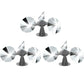 OFFO 3 PCS Bird Scare Reflective Device, Bird Reflector with Plastic Base for Outside, Keep Pigeon Woodpeckers and Sparrows Away for Outdoor Boats Roofs Gardens