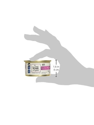 I AND LOVE AND YOU "I and love and you" Naked Essentials Canned Wet Cat Food - Grain Free, Rabbit Recipe, 3-Ounce, Pack of 24 Cans