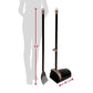 Arm & Hammer Dog Pooper Scooper Swivel Bin & Rake, Poop Scoop for Dogs, Black (2 Heavy Duty Scented Waste Bags Included)