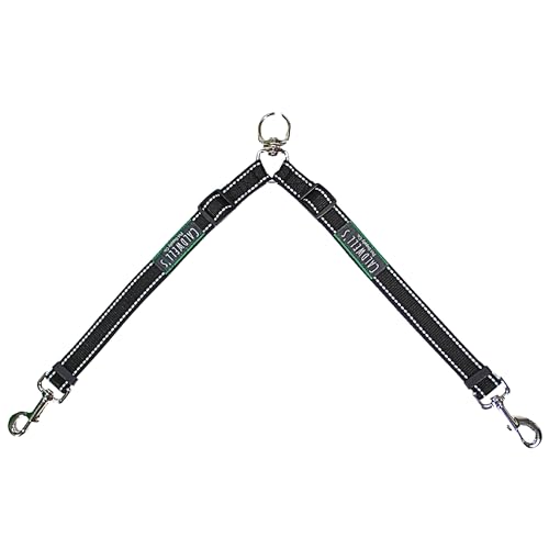 Caldwell's Pet Supply Co. Leash Coupler, Two Dog Leash Splitter to Split Leashes for Walking 2 Dogs, Tangle Free Double Dog Leashes Connector