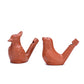 2Pcs Bird Water Whistles, Funny Ceramic Water Whistles, Warbler BirdWhistles Noise Makers, Purple Clay Pottery Waterfowl Whistle for Birthday Favors Gifts or Outdoor Accessories