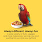 Kaytee Fiesta Big Bites Macaw Food, Nutritious and Fun Blend, Supports Skin, Feather, Digestion, Brain and Heart Health, 10 pounds