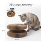Magic Organ Cat Scratcher with Automatic Electric Ball, 2-in-1 Interactive Cardboard Scratching Board & Automatic Cat Toy Ball, Shape-Shifting Accordion Pad for Indoor Cats