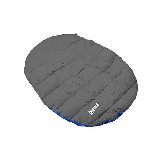 Chuckit! Outdoor Travel Portable Water Resistant Travel Pillow Dog Bed For Medium to Large Dogs 20 to 100 lbs, 39"L x 30"W, Blue