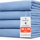 4 Pack 36" x 38" Large Absorbency Incontinence Bed Pads - Quick Drying Washable and Reusable Underpads for Kids, Adults, Elderly Dogs and Pets, Pee Mattress Protective Pad for Bed, Couch, Sofa, Floor