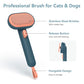 Aumuca Skin Friendly Self-Cleaning Slicker Brush for Dogs & Cats, Gentle Pet Grooming Tool for Shedding & Deshedding, Efficient Hair Remover for Long & Short Haired Pets