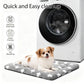 Dog Bed Mat, Reversible Crate Pad & Cute Dog Bed - Machine Washable Kennel Mat with Ultra Soft for Small Dogs (Cool/Warm), 24" x 18", Grey&Star