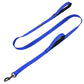 Max and Neo™ Double Handle Traffic Dog Leash Reflective - We Donate a Leash to a Dog Rescue for Every Leash Sold (Blue)