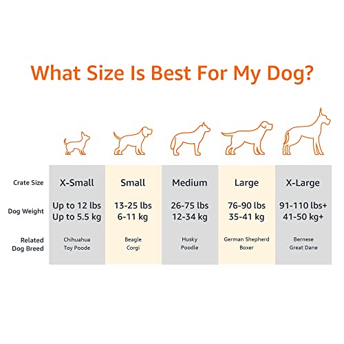 Basics Cooling Breathable Elevated Dog Bed with Metal Frame for Large Dogs, 51 x 31 x 8 Inch, Grey
