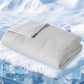 ZOMISIA Cooling Blanket for Large Dogs - Washable Dog Cooling Mat for Hot Weather, Travel Soft Pet Summer Essentials, Grey, 40"x50"