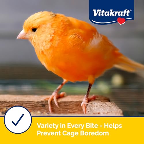 Vitakraft Menu Premium Canary and Finch Food - Vitamin-Fortified - Daily Food for Small Pet Birds Browns 2.5 Pound (Pack of 1)