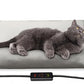 Toozey Small Pet Heating Pad, 6 Adjustable Temperature Dog Cat Heating Pad with Timer, Waterproof Heated Cat Bed with Chew Resistant Cord, Indoor Electric Pet Heated Mat 18x16in