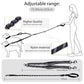 Durable Double Dog Leash Two Dog Leash No Tangle with Padded Handles & Reflective Strips for Medium Large Dogs, Comfortable Shock Absorbing Bungee
