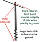 JCS Wildlife Universal Mounting Pole Kit for Bird Houses & Feeders, Heavy-Duty Steel Pole with Threaded Connections, Top or Side Mount, 55" Tall, Holds up to 30 lbs, Rust-Resistant Outdoor Use