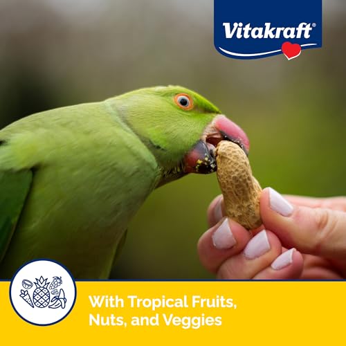 Vitakraft Fresh Super Fruit Cocktail - Tropical Parrot Fruit Blend - Parrot and Parakeet Treats 1.25 Pound (Pack of 1)