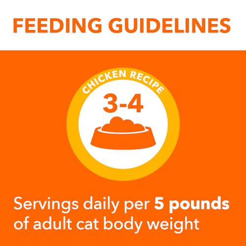 IAMS Perfect Portions Healthy Adult Grain Free Wet Cat Food Pate, Chicken Recipe, 2.6 oz. Easy Peel Twin-Pack Trays (24 Count, 48 Servings)