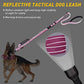 AUBELL Tactical Dog Leash Heavy Duty,4-6ft Reflective Strong No Pull Bungee Leash for Medium Large Dogs with Comfortable Padded Double Handle,Car