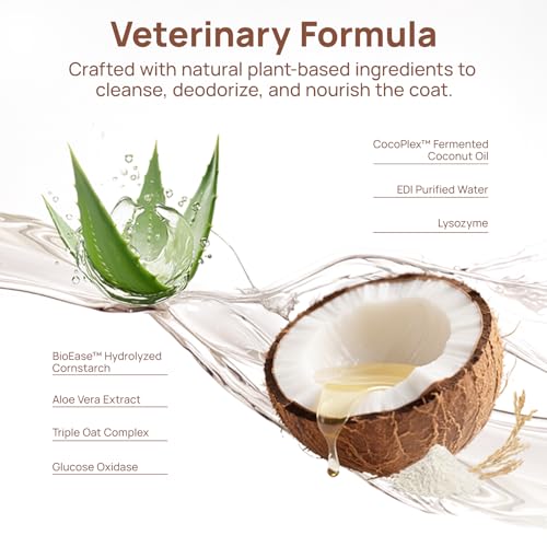 HICC PET Glove Wipes Pro – Pet Cleaning Gloves for Dogs & Cats – Infused with Coconut Oil & Plant Extracts – Hypoallergenic, Gentle, Spa-Like Care at Home