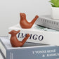 2Pcs Bird Water Whistles, Funny Ceramic Water Whistles, Warbler BirdWhistles Noise Makers, Purple Clay Pottery Waterfowl Whistle for Birthday Favors Gifts or Outdoor Accessories