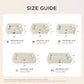 Bedsure ComfyFleece Cute Dog Bed for Small Medium Dogs - Washable Furry Puppy Beds, Rectangle Orthopedic Corduroy Fleece Pet Beds with Removable Zipper Cover, 25x21x7inches, Cream