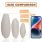 5.9"-6.53" Large Bird Cuttlebone for Parakeets, Cuddle Bone with Plastic Holder, Cuttlefish Bone for Sharp Beaks, Natural Birds Calcium Suitable for Parrots Cockatiels Budgie, 2pcs