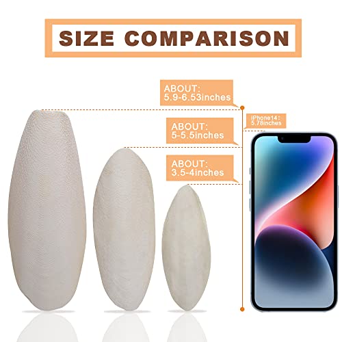 5.9"-6.53" Large Bird Cuttlebone for Parakeets, Cuddle Bone with Plastic Holder, Cuttlefish Bone for Sharp Beaks, Natural Birds Calcium Suitable for Parrots Cockatiels Budgie, 2pcs