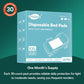 Bed Pads with Adhesive Strips 36''X36'', 30 Count Chucks Disposable Underpads Extra Large Thicker Incontinence Pads for Unisex Adult, Senior, Kids and Pet