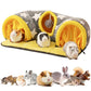 Avont Guinea Pig Hideout Tunnel, Large Hideaway Play Tube Toys Mat for Small Animal Dwarf Rabbits Bunny Chinchillas Hamsters Hedgehogs Ferrets